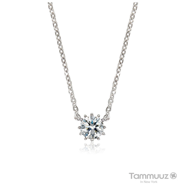 Muse 14K gold Necklace with 0.5 T-Carats