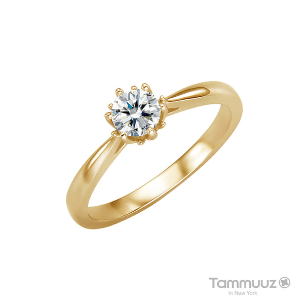 Muse 14K gold Ring with 0.5 T-Carats